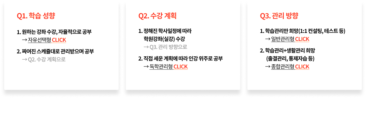 Q1. �н� ����/Q2. ���� ��ȹ/Q3. ���� ����